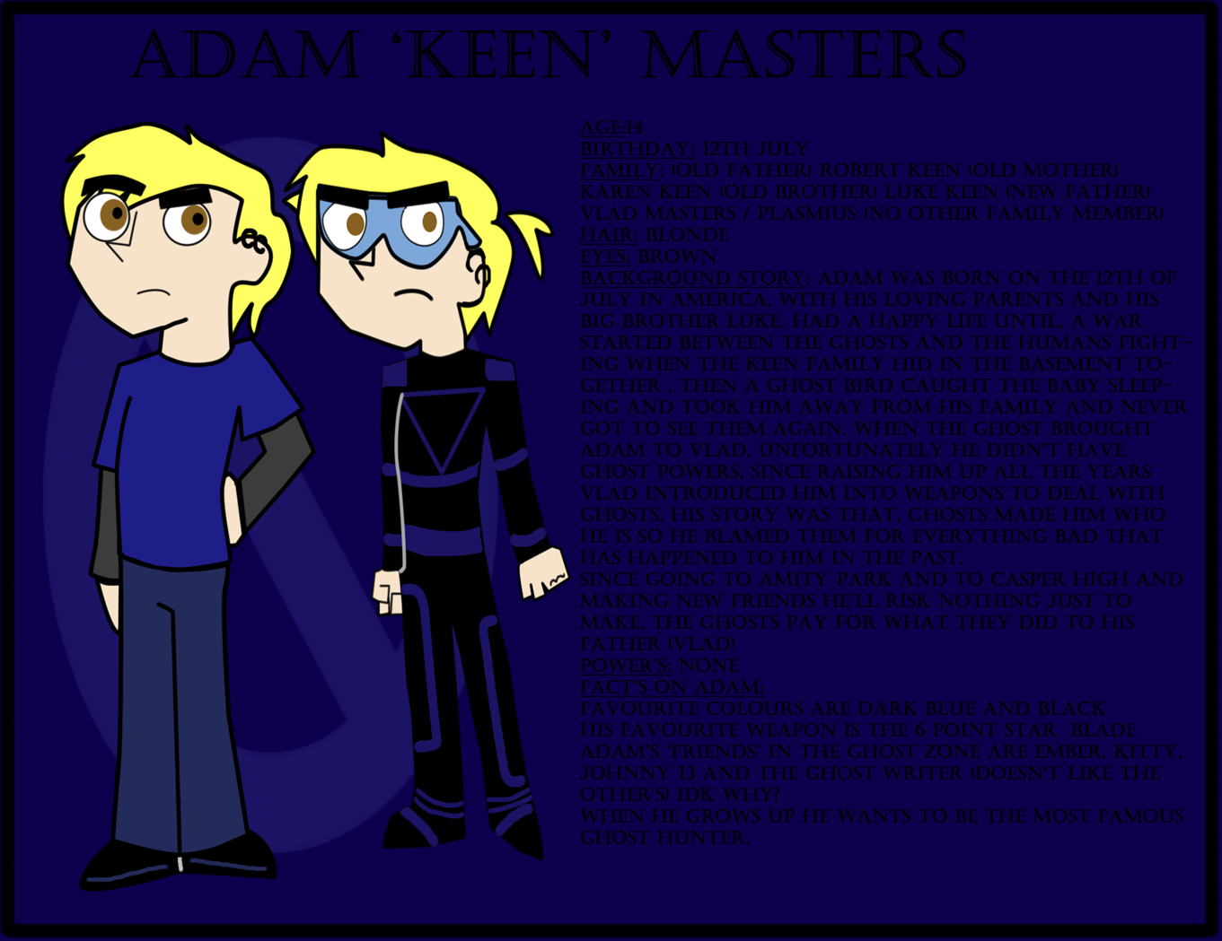 Adam 'Keen' Masters Profile