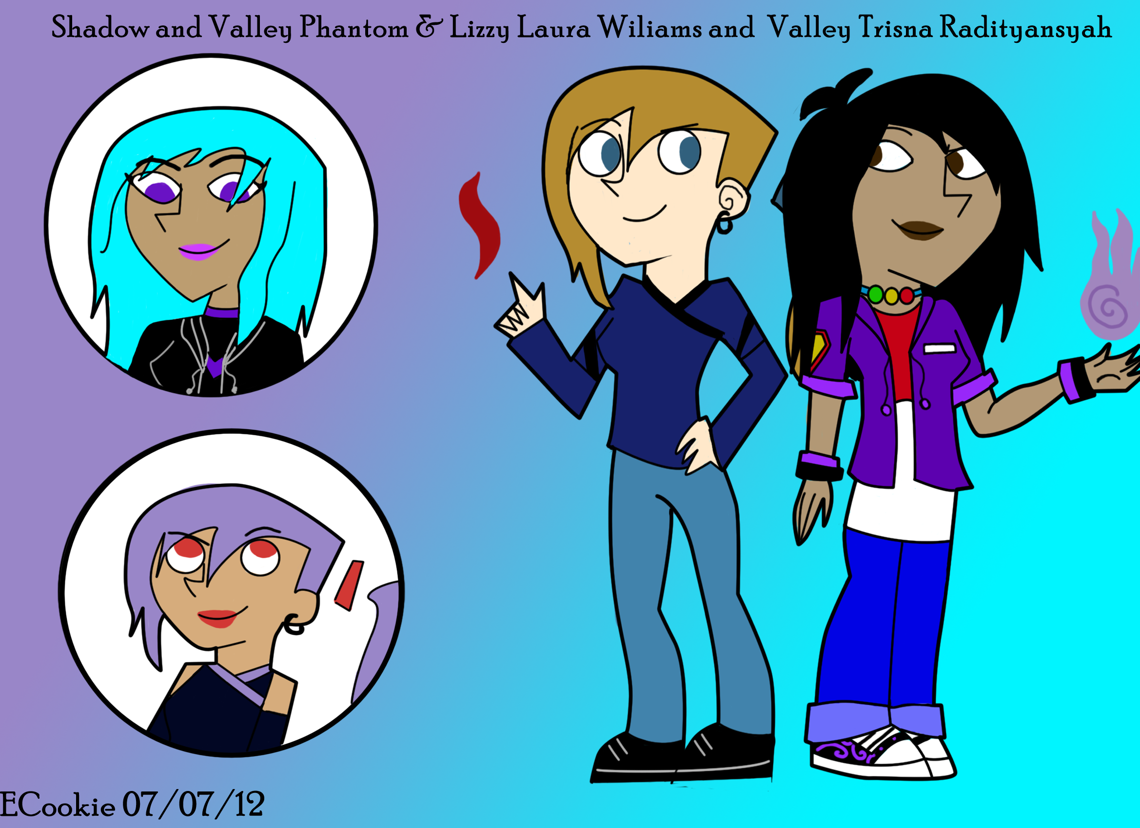 Request for LoveVioletPhantom: Valley and Lizzy