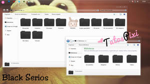 Tema Iconpackager Black serios