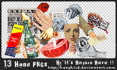 13 Hand PNGs