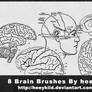 8 Brain Brushes By heeykiid
