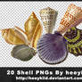 20 Shell PNGs By heeykiid