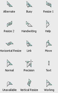 WorkPanel Cursors