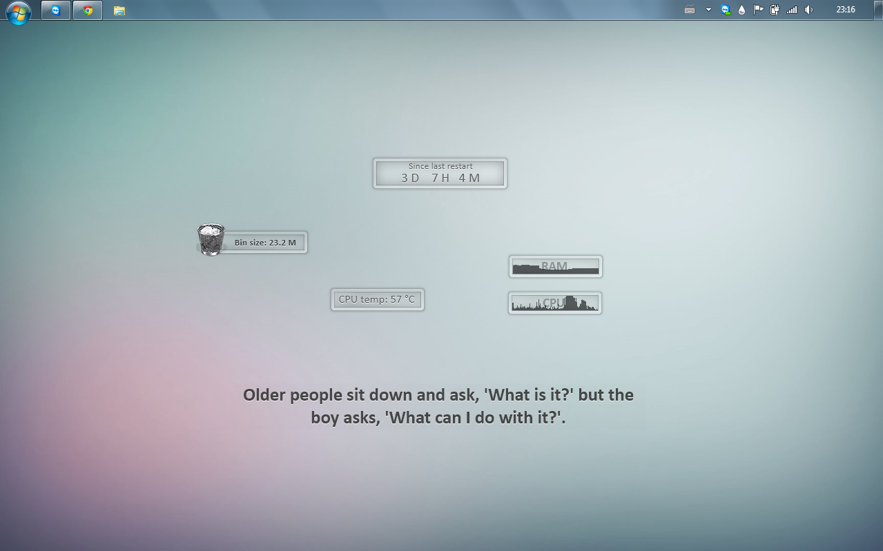 iSteve++ Rainmeter Skin by emilniemi