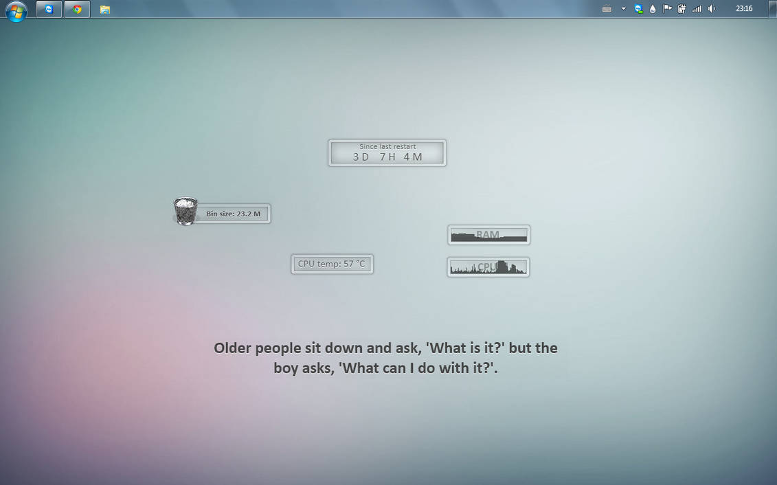 iSteve++ Rainmeter Skin by emilniemi