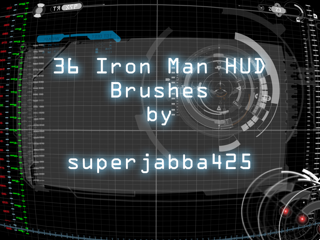 Iron Man HUD Tech Brushes