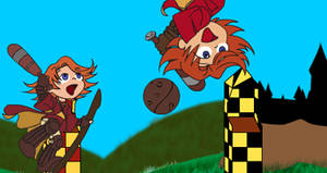 George and Fred Quidditch
