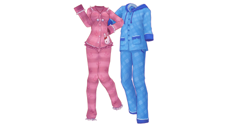 [MMD] Aura Kingdom Pajamas Outfit DOWNLOAD