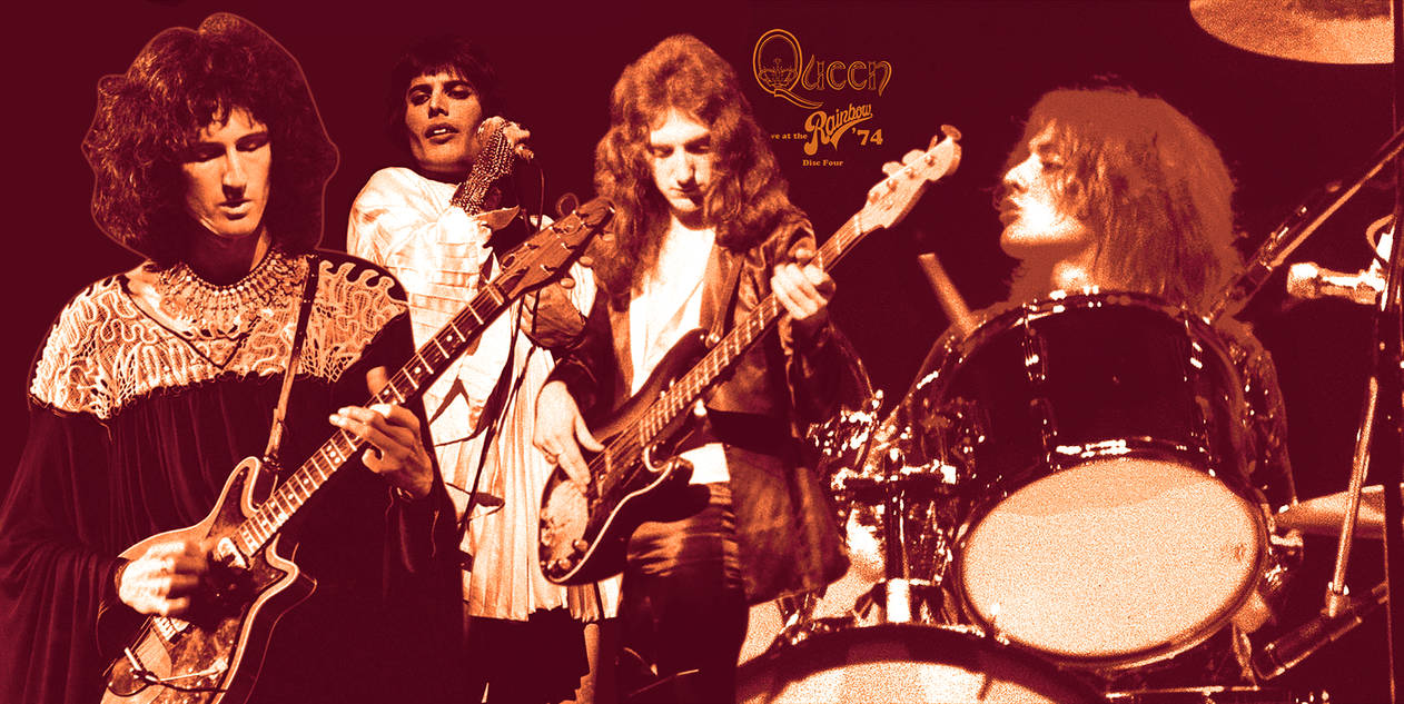 Queen band. Квин 1974. Группа Queen 1974. Queen Rainbow 1974 концерт.