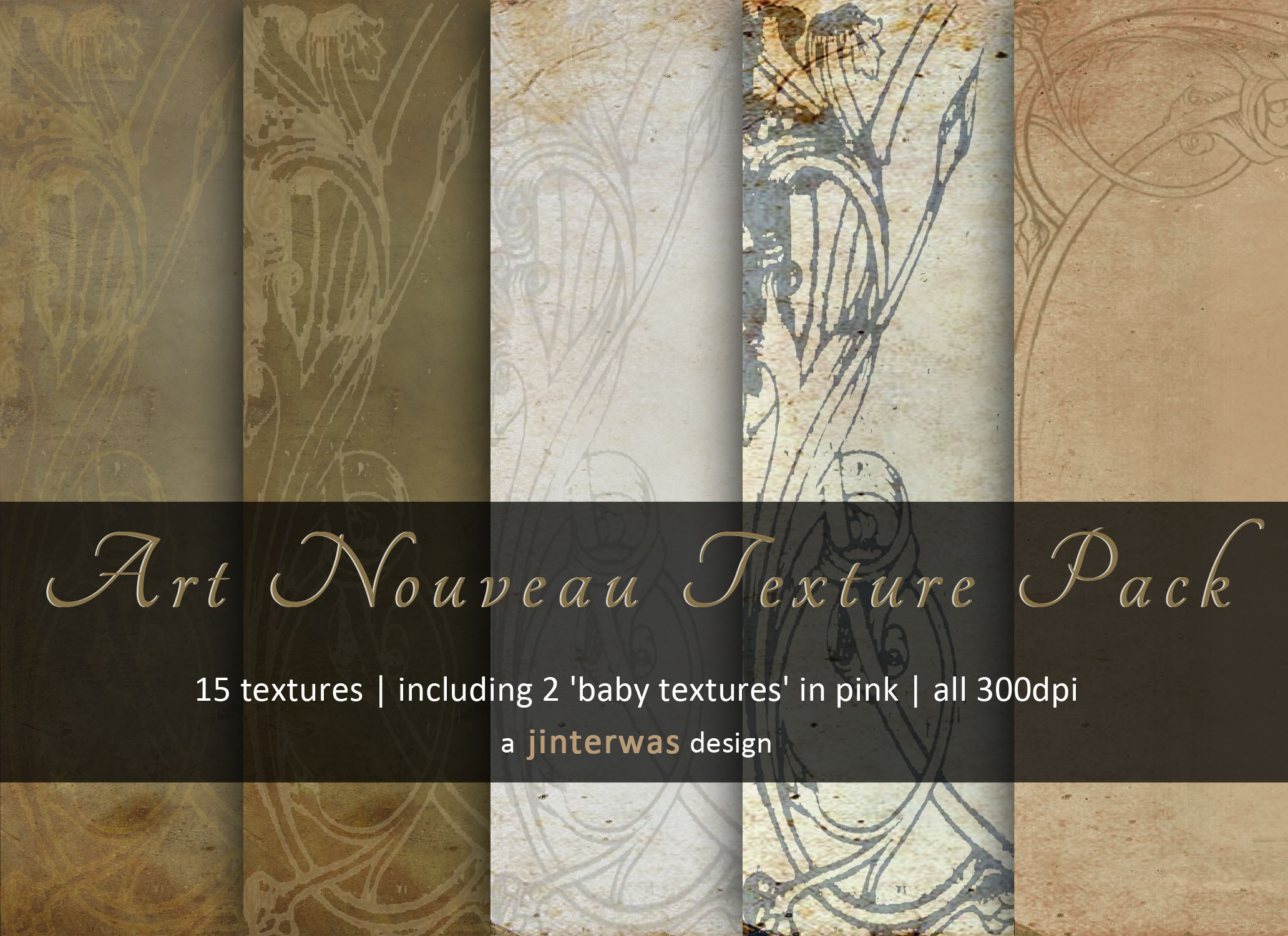 Art nouveau texture pack by jinterwas on DeviantArt