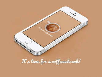 It's time for a coffeeeebreak! (iPhone Wallpaper)