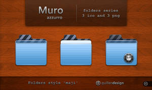 MURO AZZURRO  folders