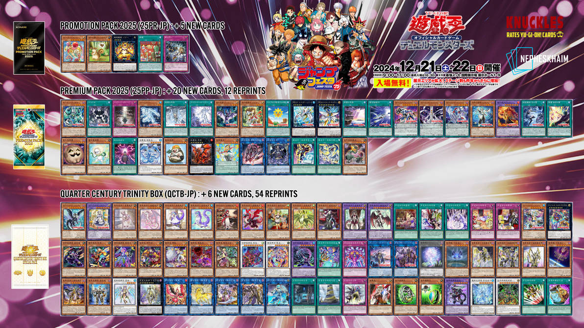 Jump Festa 2025 Card Sets by nepheskhaim on DeviantArt