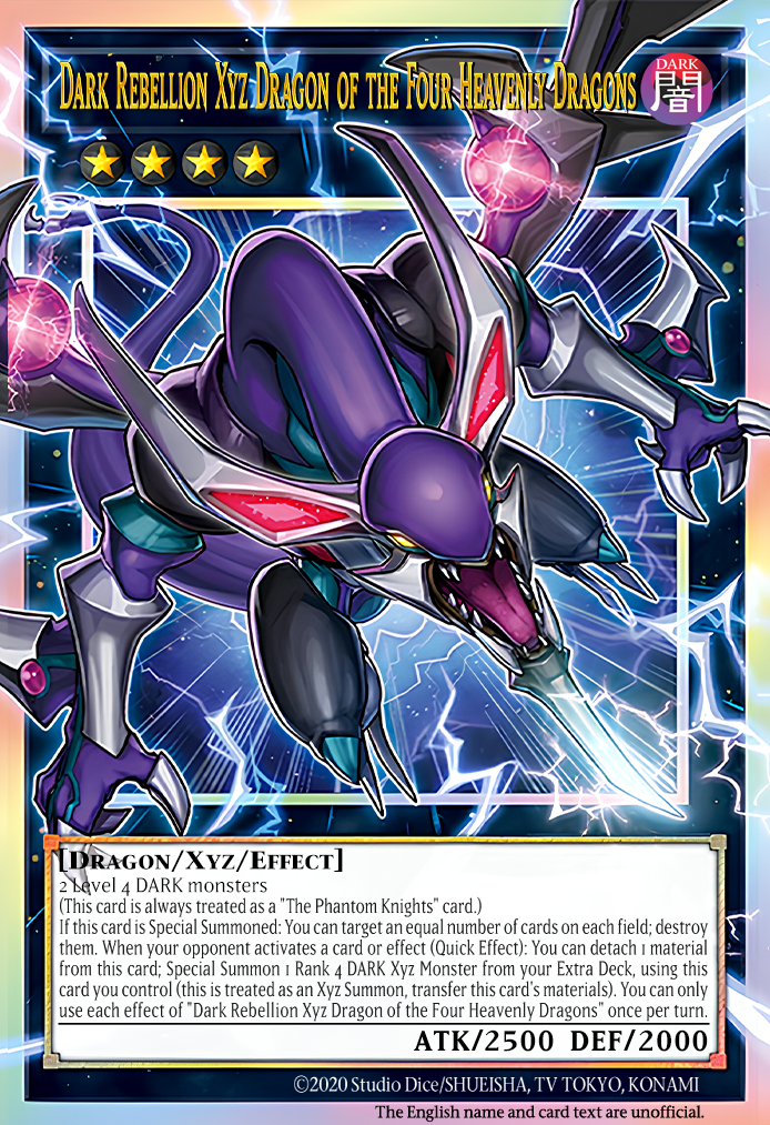 Dark Rebellion Xyz Dragon of the Four Heavenly... by nepheskhaim on ...