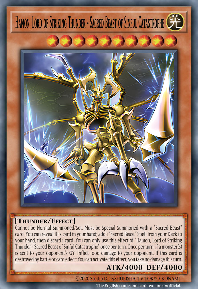 hamon yugioh card 401 Games Hamon, Lord of Striking Thunder - LC02-EN002 - Ultra Rare - Limited Edition (PSA 10) Hamon, Lord of Striking Thunder
