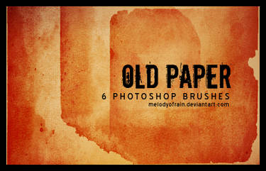 Old Paper PS Brushes