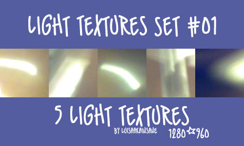 Light Textures Set 01 by luisaakainsane on DeviantArt
