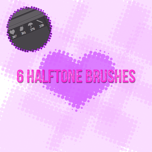 Halftone Brushes by life-is-game