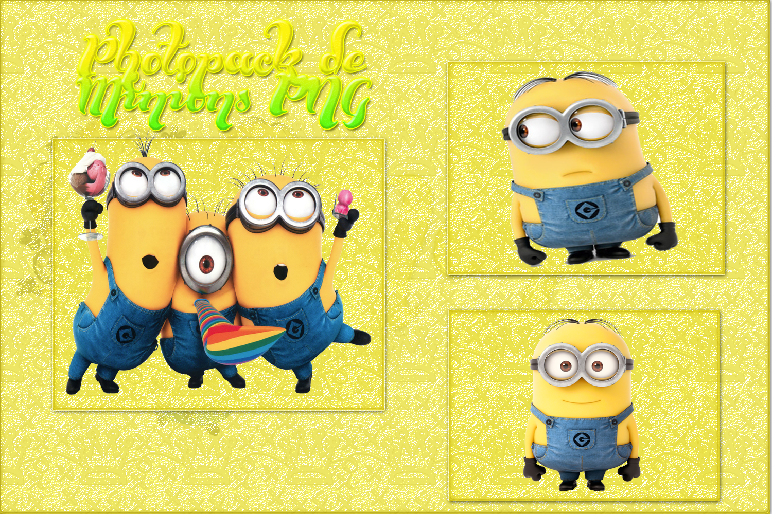 Photopack De Minions PNG