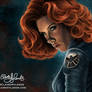 Black Widow Art Crop