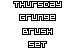 Thursday's Grunge Brush Set 2