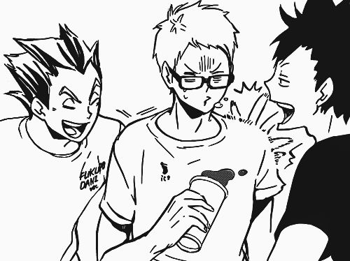 Kuroo Black And White Outline Group Chats Kuroo X Bokuto X Tsukishima X F Reader By Jeluvs2laugh On Deviantart group chats kuroo x bokuto x tsukishima