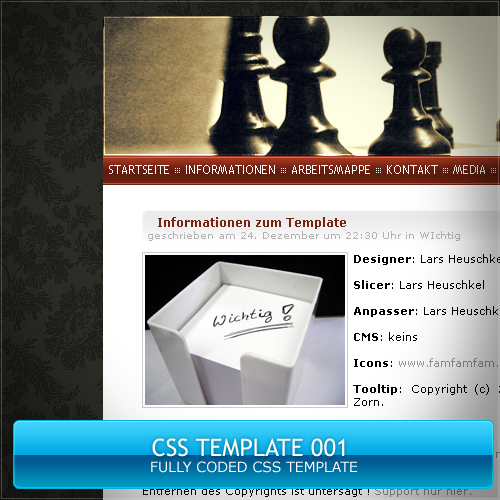 CSS Template 001