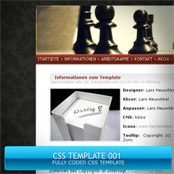 CSS Template 001 by sunDox