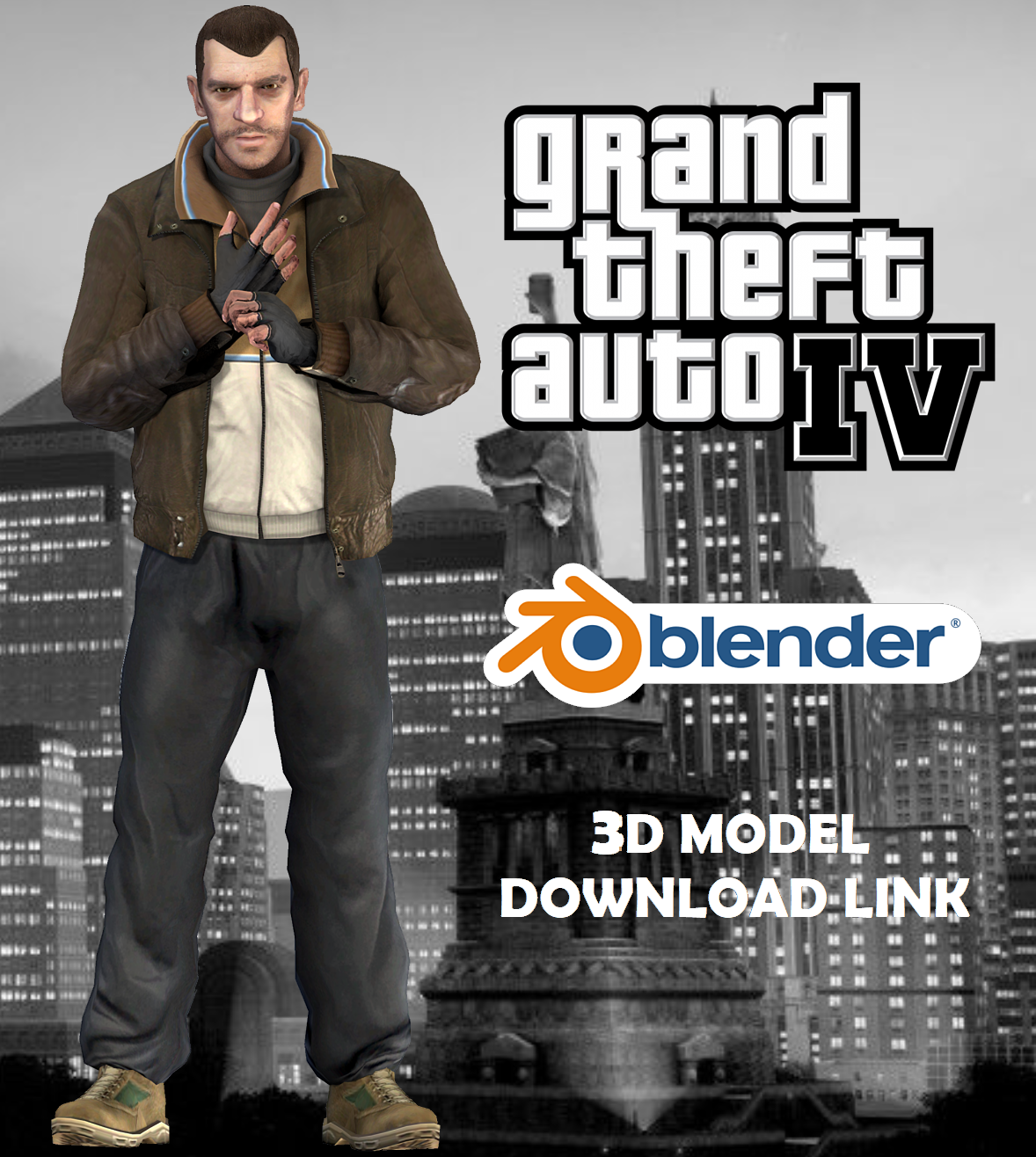 Flagset FS73041 GTA 4 ニコベリック Niko Bellic Niko Bellic | Rockstar Games Wiki | Fandom