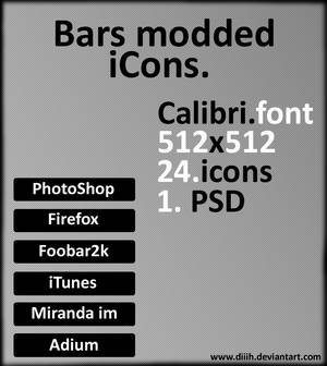 Bars modded iCons.
