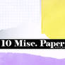 10 Misc. Paper Scans
