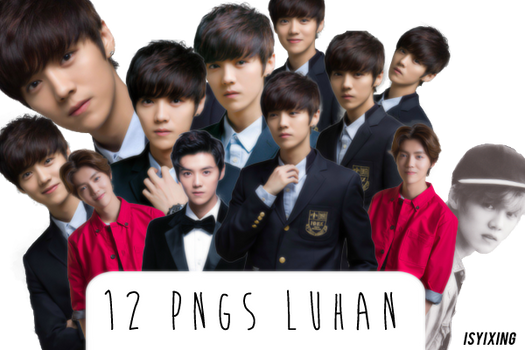 Luhan 12 Png Pack