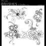 Photoshop Brushes - Doodle Flowers #1