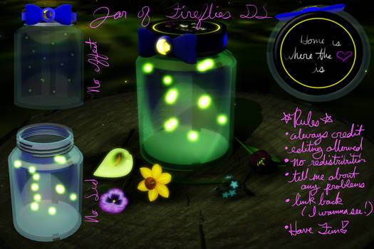 MMD Jar of Fireflies DL