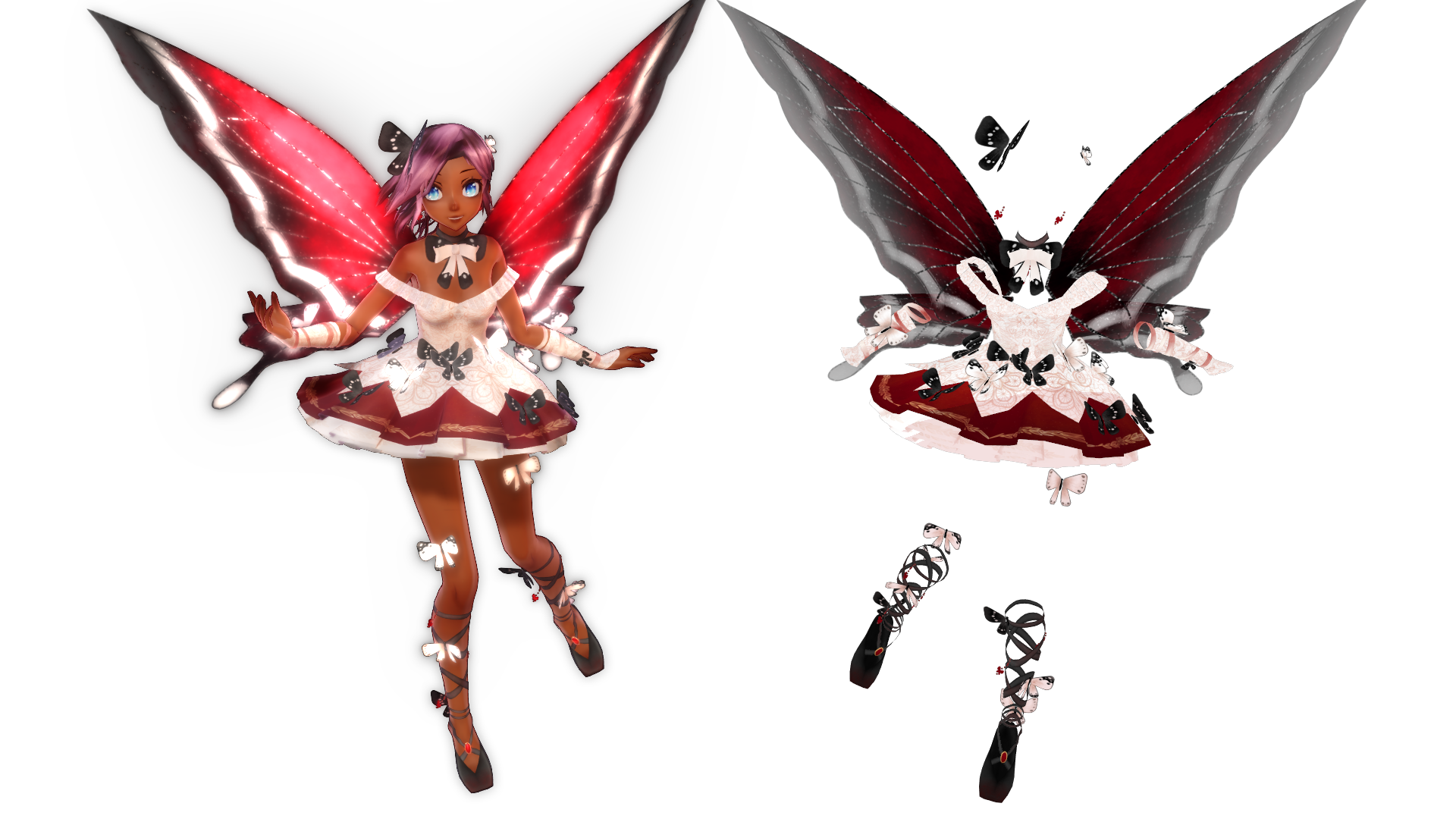 MMD Dark Butterfly Suit DL by artemis1031 on DeviantArt