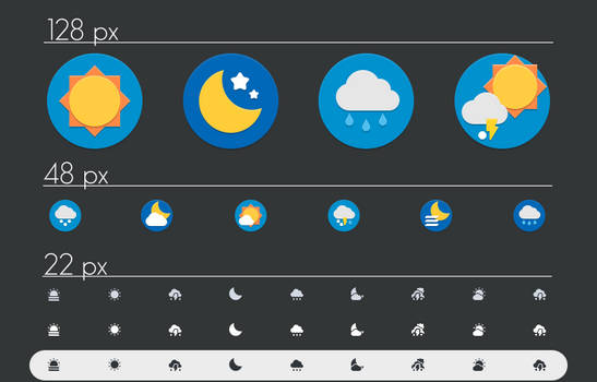 Iconos Clima para xfce4-weather-plugin