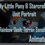 Rainbow Dash and Starcraft Banshee Unit Portrait