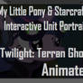 Twilight Sparkle and Starcraft Ghost Unit Portrait
