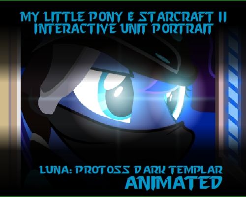 Luna and Starcraft Dark Templar Unit Portrait