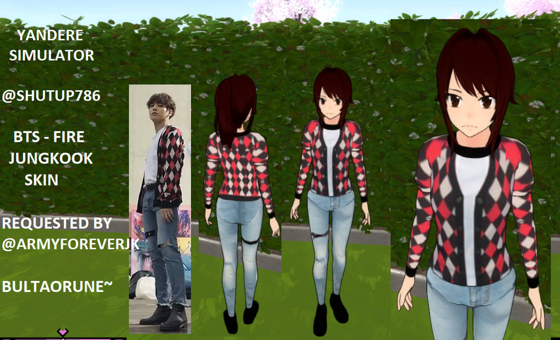 BTS Fire Jungkook Skin REQUESTED by ShutUp786 on DeviantArt