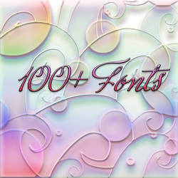 100+ Fonts