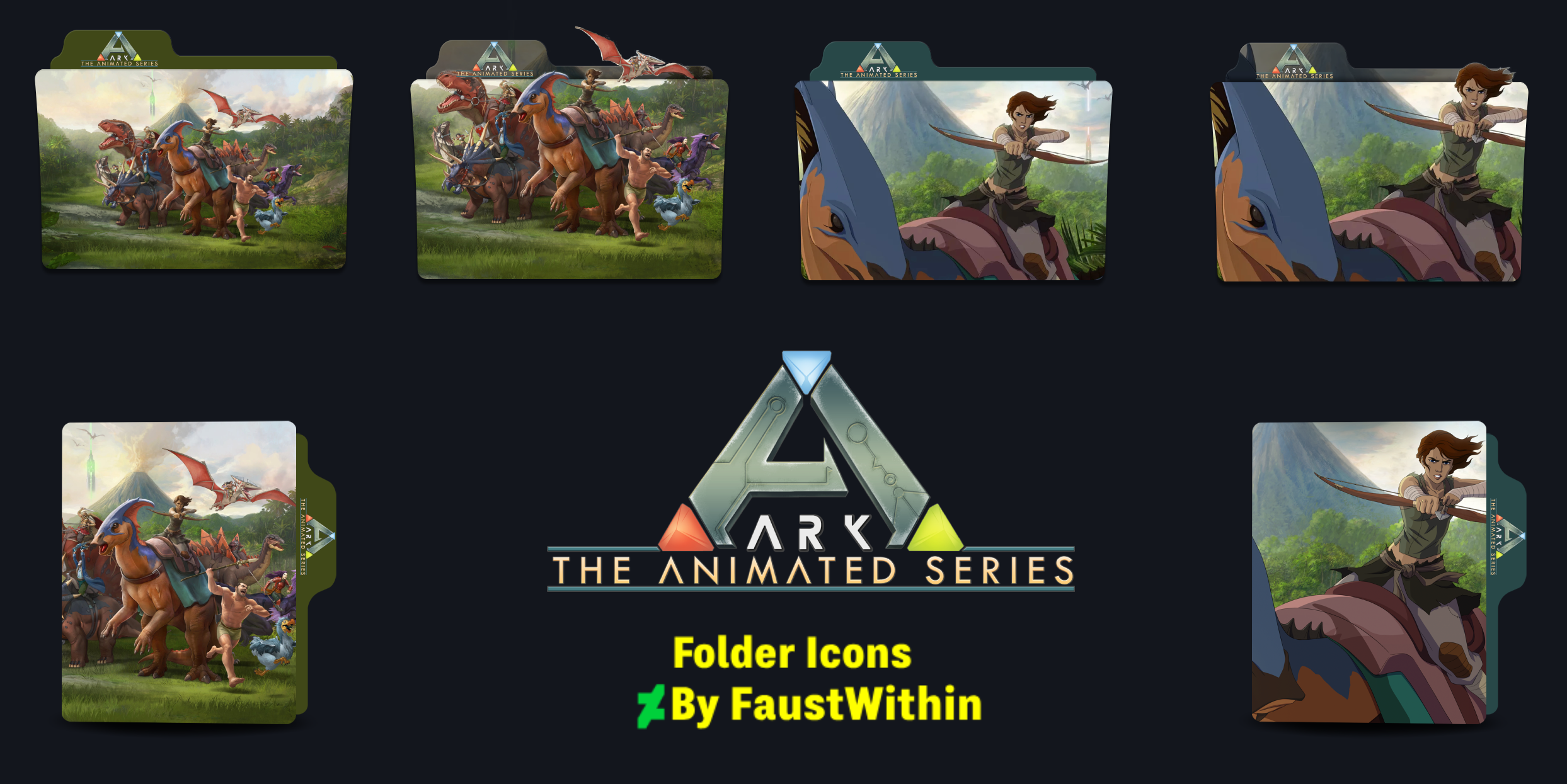 Ark The Animated Series Folder Icons by FaustWithin on DeviantArt