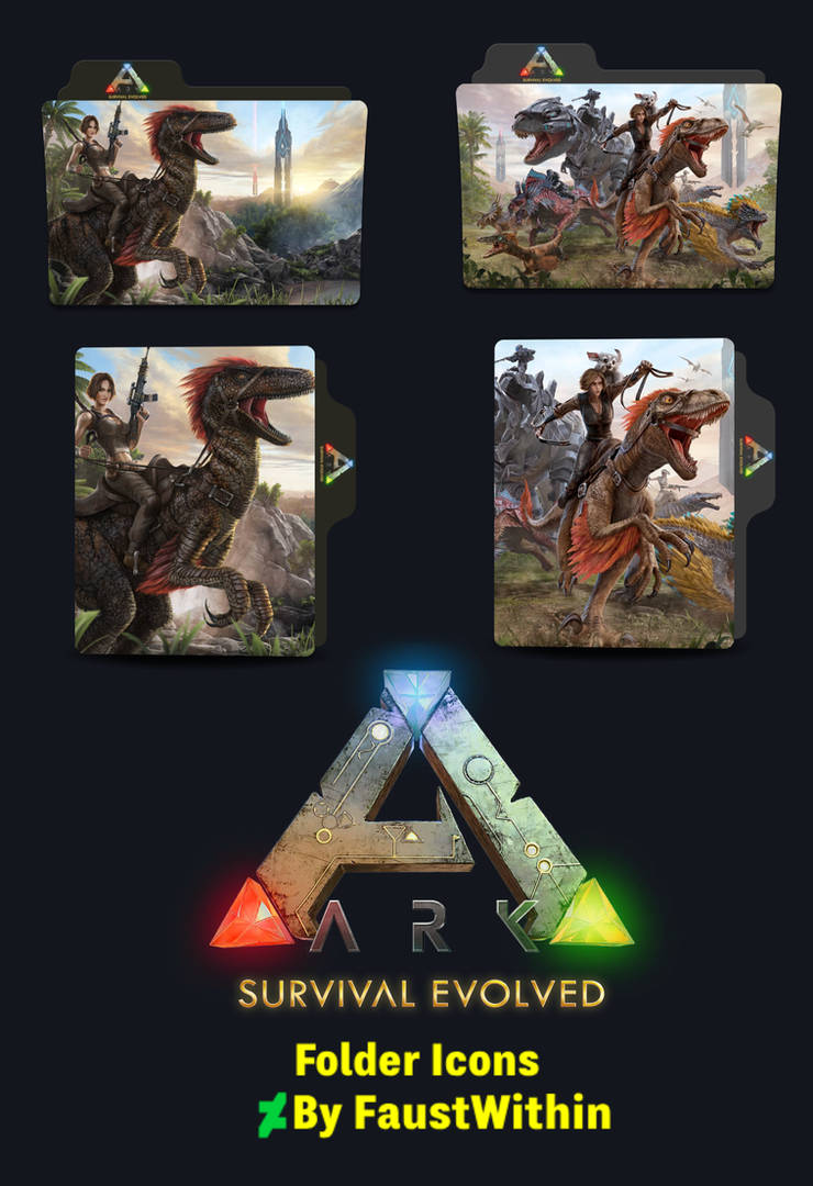 Ark Survival Evolved Folder Icons by FaustWithin on DeviantArt