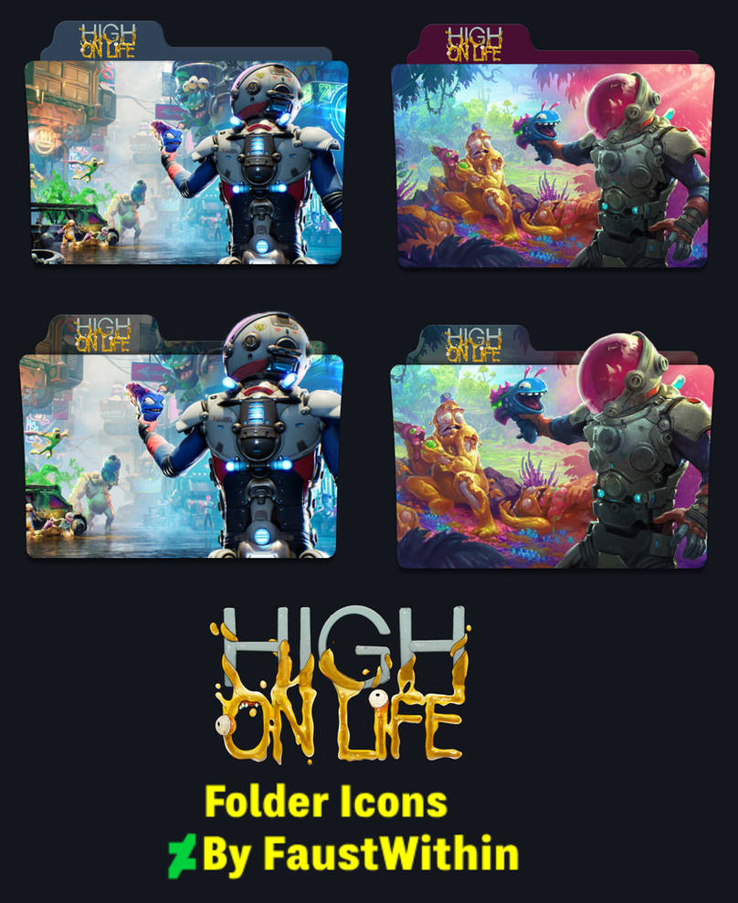 High on Life Folder Icons by FaustWithin on DeviantArt