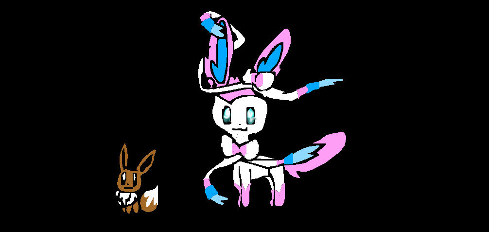 sylveon and Eevee by Eeveefanlover1224 on DeviantArt