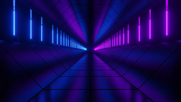 Cyberpunk Tunnel