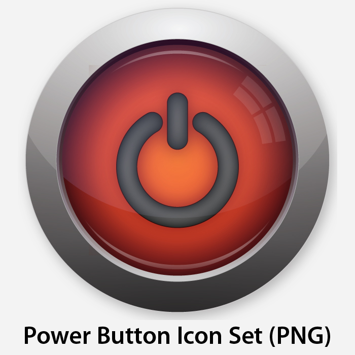 Power Button Icon Set