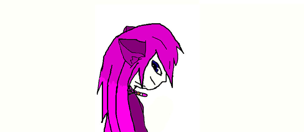 human drawing of FlameBerryTheWolf by FlameBerryTheWolf on DeviantArt