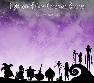 Nightmare B4 Christmas Brushes