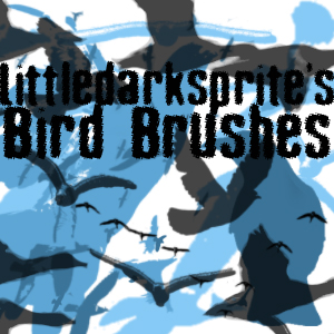 Littledarksprite Bird Brushes